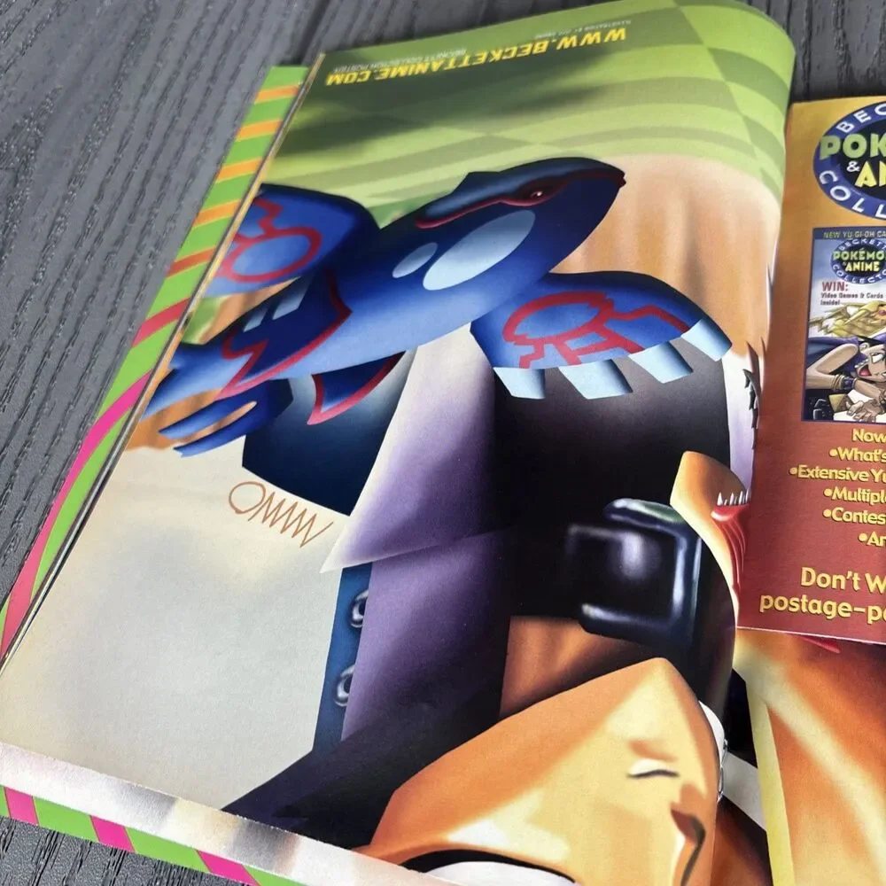 Beckett Pokemon & Anime Collector Magazine May 2003 Issue 45 w/Poster intact